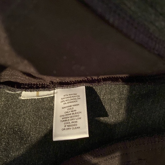 LOFT size:6 dark charcoal pants, Gently used, thicker fabric for fall/winter. - Picture 7 of 7